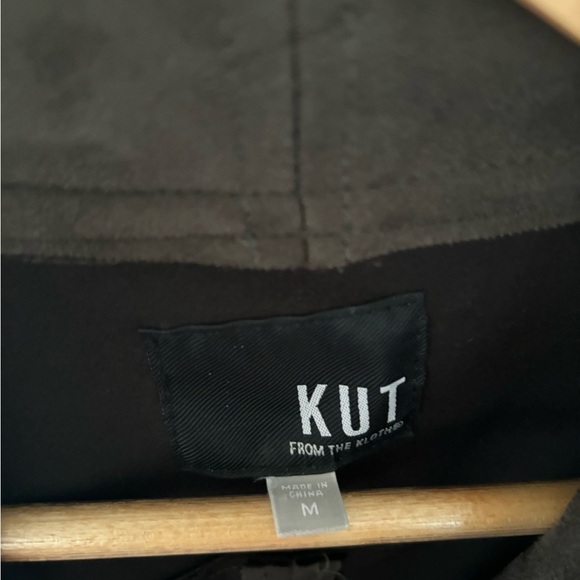 KUT FROM THE KLOTH | Faux suede motto jacket | M - Picture 6 of 7